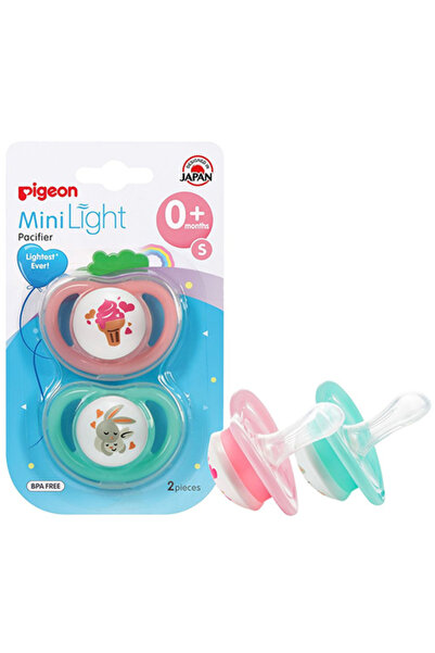 Pigeon Pigeon Mini Light Pacifier 0+ Small Size 2 pcs A+A