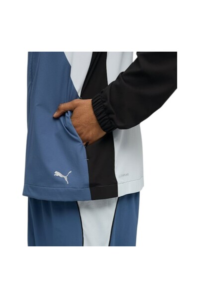 Puma Men's Blue Run Ultraweave Hooded Jacket Raincoat 527842-80