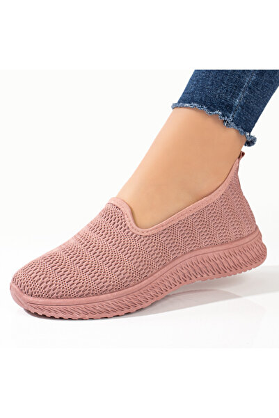 Modlet.ro Women's light pink textile sport espadrilles MOD09088