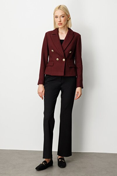 Ekol διπλό πέτο Μπουφάν με κασμίρ γιακά 5069-26κ