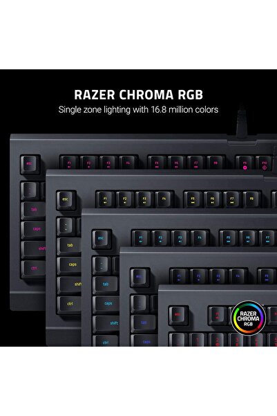 RAZER Cynosa Lite Essential Gaming Keyboard (Fully Programmable, RGB Chroma Lighting, Gaming Grade K