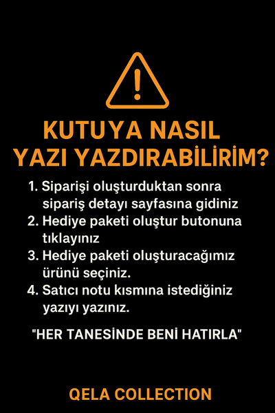 QELA COLLECTION İsim Yazılı Ahşap Tesbih Kutusu – Kişiye Özel | Tesbih ile Birlikte Satın Alınır