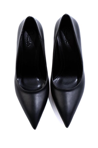 Bambi Siyah Kadın Klasik Topuklu Ayakkabı K01565015309