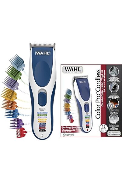 Generic مجموعة ماكينة قص الشعر اللاسلكية WAHL Color Pro، ماكينة قص الشعر القابلة لإعادة الشحن، ماكينة تشذيب دقيقة، ماكينة حلاقة صغيرة