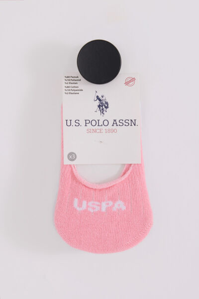 U.S. Polo Assn. US POLO KIZ BEBEK BABET ÇORAP Pembebeyazgri