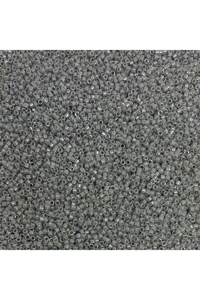 Bi hızlı Miyuki Beads 11/0, Miyuki Delica Beads, 2 Grams, (Db1570) Bright Gray