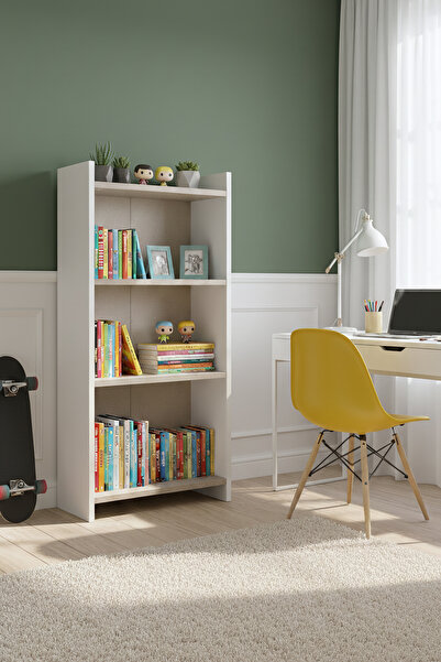 Viena MINI Modern 3 Raflı Kitaplık Dekoratif Çok Amaçlı ve Ev Ofis Kullanımın...