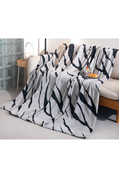 CHIRASO Cocolino Blanket 200x230cm, Soft, Colorful and Fluffy, for Double Bed, Zebra