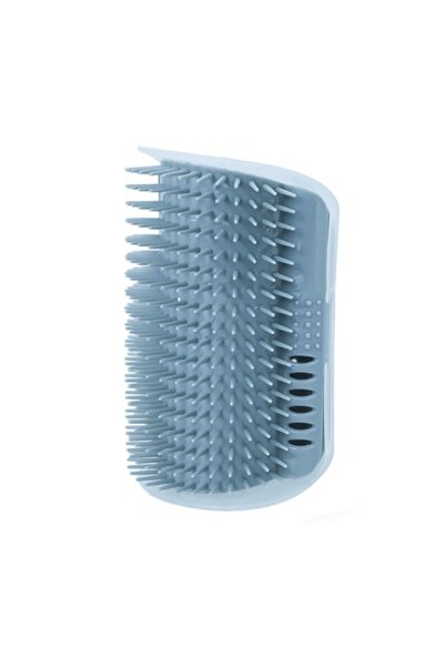 Doty Perie de automasaj pentru pisici, albastră, 14x13 cm