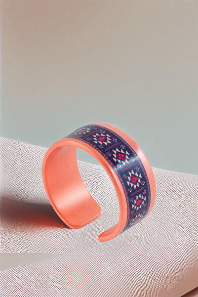 OSMANLI GÜMÜŞ Women's Copper Ring - Zeta Model Special Edition