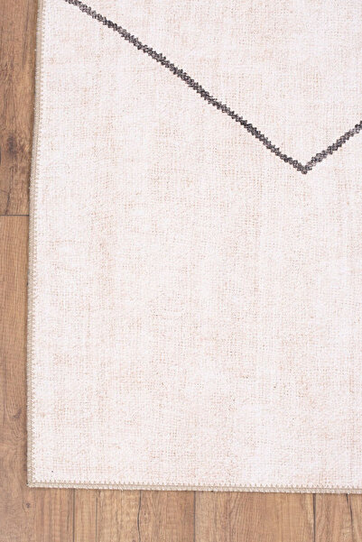 ARTLOOP Soul Etnik Desenli Dokuma Taban Dekoratif Bej Halı AL 194