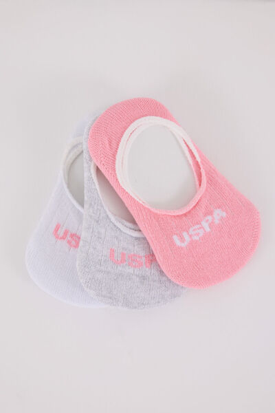 U.S. Polo Assn. US POLO KIZ BEBEK BABET ÇORAP Pembebeyazgri