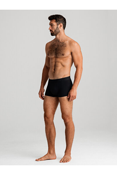 OMBRE Men's cotton boxer shorts with logo - 3-pack mix V3 OM-UNBO-0105