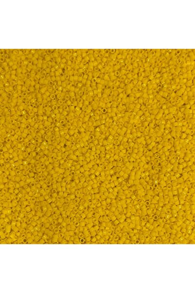 Bi hızlı Miyuki Beads 11/0, Miyuki Delica Beads, 2 Grams, (Db1132) Dark Yellow