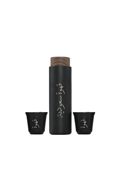 Vertik Coffee set with a 400ml stainless steel thermos and cups - elegant for gifts