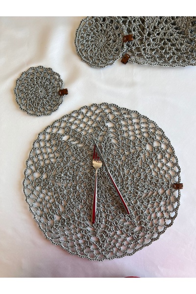 CreativeCraft Supla, Kağıt İp Supla,Amerikan Servisi,2’li Supla Bardak Altlığı