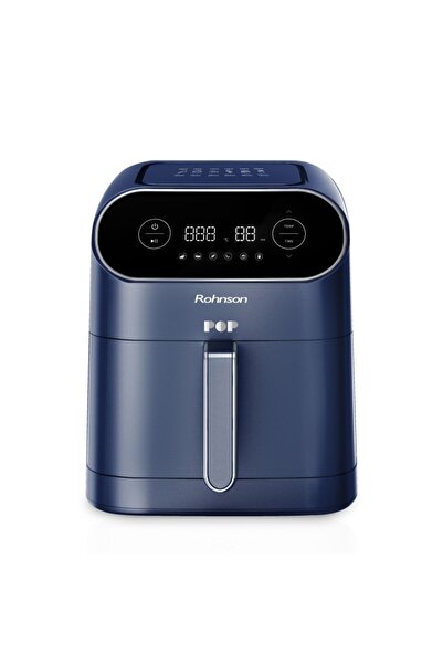 ROHNSON Friteuză cu aer cald R2859B Albastră, 1800W, capacitate 7L, 6 programe de gătit