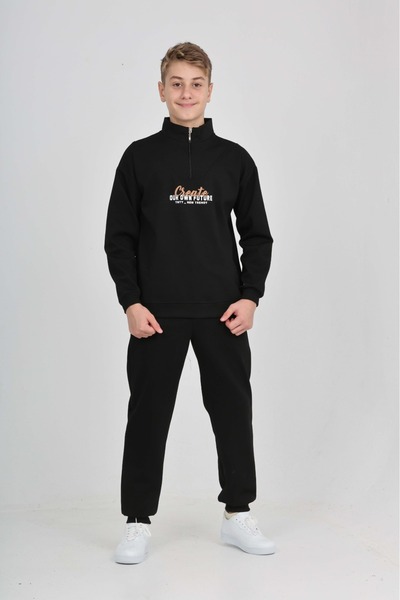Toontoy Boy's Create Printed Tracksuit Set
