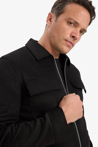 DeFacto Black Men's Coat Y5362Az/Bk27