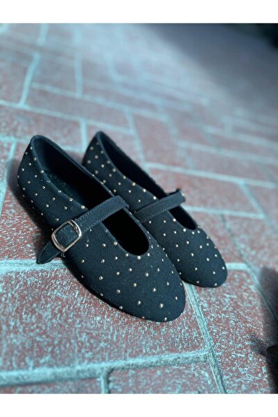 MİSS PARK MODA حذاء باليه نسائي من تروكلو