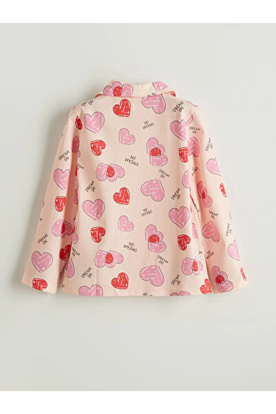 LC Waikiki LCW Kids Pembe Gömlek Yaka Kız Çocuk Pijama Takımı
