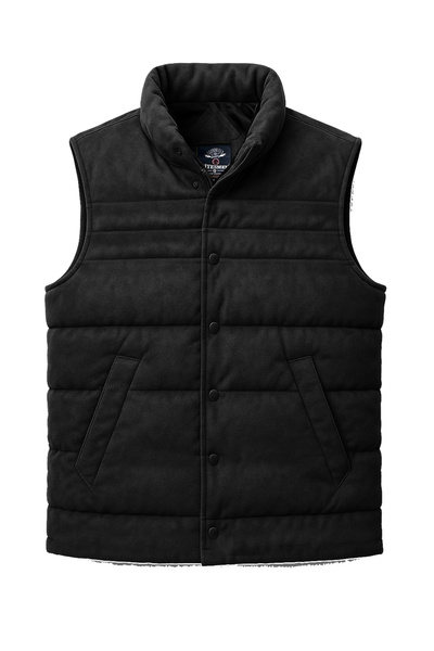 Fiyesmen سترة منتفخة من الجلد الصناعي -541--