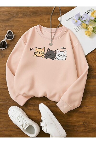 DM DOLCE MORE سترة رياضية للأطفال من الجنسين مصنوعة من القطن الممشط بثلاث خيو...