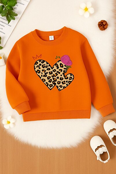 DM DOLCE MORE Hanorac unisex pentru copii, cu 3 fire, din bumbac pieptănat, c...