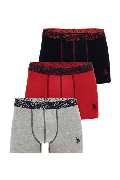 U.S. Polo Assn. طقم بوكسر رجالي مكون من 3 قطع 50318639-VR030
