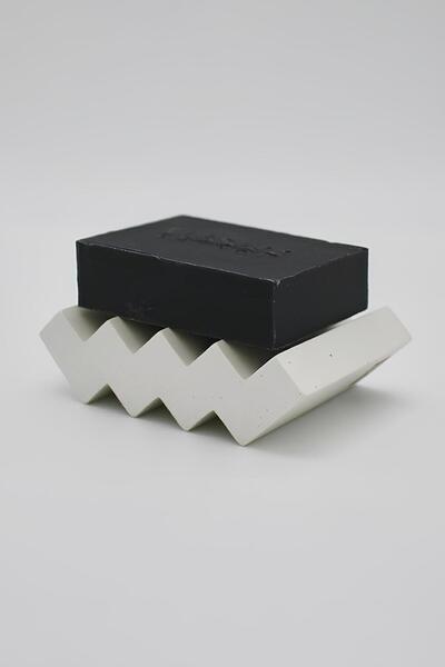 betonmall Διακοσμητικός Σαπουνόπιτο από Μπετόν |   Ανθεκτικό, Χειροποίητο, Μοντέρνο Σχεδιασμό Διακοσμητικό Προϊόν Μπάνιου