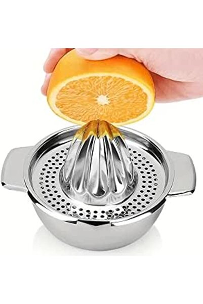 Generic Stainless Steel Citrus Lemon Orange Juicer, Heavy Duty Manual Juicer, Easy to Clean Design for Famil