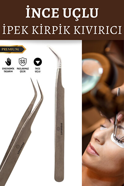 Lovendas İnce Uçlu İpek Kirpik Cımbızı