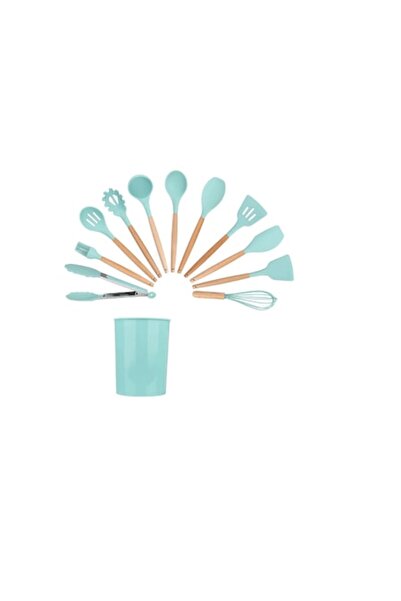 stuffix Set ustensile bucatarie Stuffix®, 12 piese lemn si silicon alimentar,...