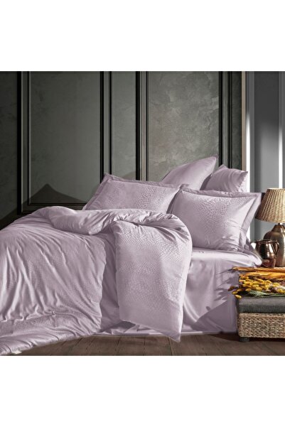 Şaheser Luxury satin jacquard bed linen, Saheser, Austin Lila