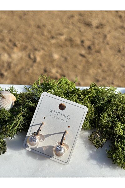 shop İnci Kar Tanesi Çelik Küpe