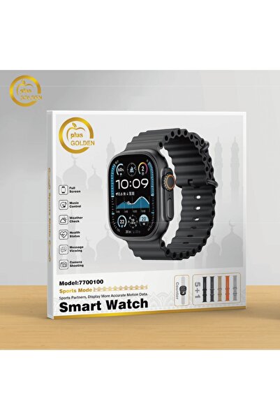 Golden Plus plus GOLDEN Smartwatch with 5 Straps