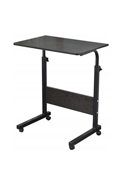 ECARLA Mobile table, adjustable, on wheels, for laptop, metal frame, 80x40 cm, eCarla, STL03WZ3