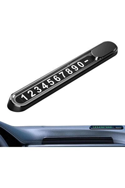 Genaric Phone Number Card for Car Dashboard