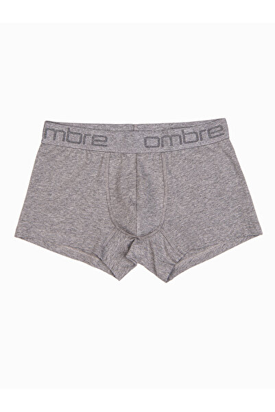 OMBRE Men's cotton boxer shorts with logo - 3-pack mix V3 OM-UNBO-0105