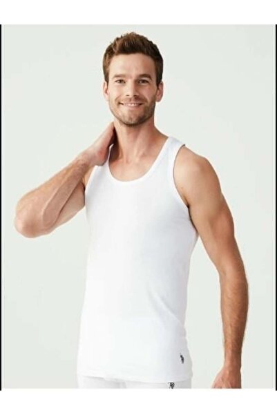 U.S. Polo Assn. Male, Uspa, Licensed, 2-Pack, White Undershirt