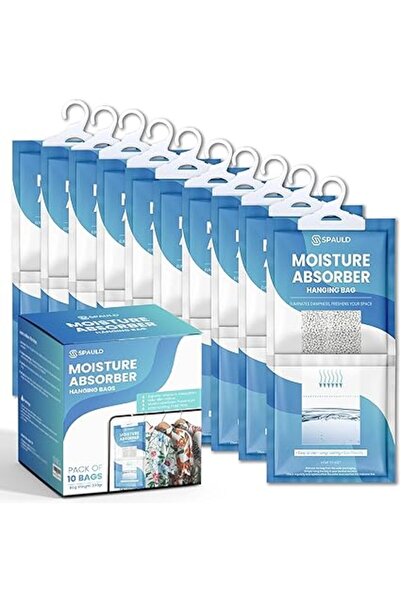 Generic أكياس امتصاص الرطوبة من SPAULD، كبيرة، 230 جم لكل منها (عبوة من 10 أك...