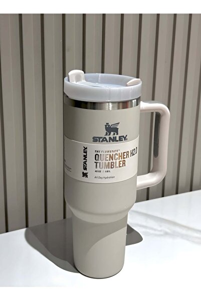 Generic Stanley Quencher H2.0 FlowState Vacuum Stainless Steel Water Bottle 40oz (Dune)