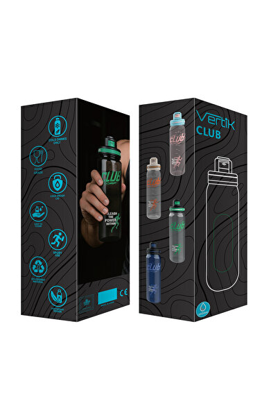 Vertik Vertek Club 1L Hygienic Plastic Lightweight Insulated Bottle for Cold Drinks and Sports