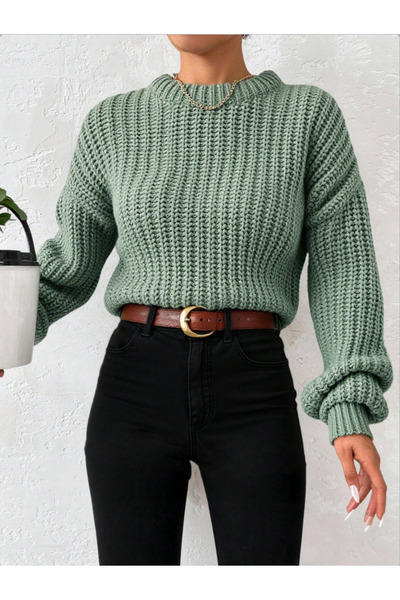 SÇLK TEKSTİL Pulover pentru femei BALON KOL