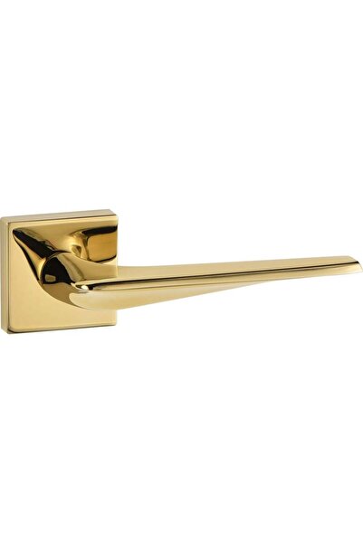 Milano Tagon Rosette Handle – Matte Black Zinc Alloy Handle for Interior Doors