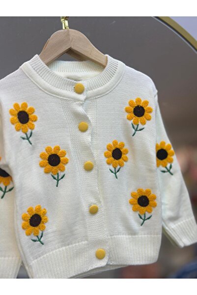 ArdenKids 2-8 Yaş Ayçiçeği Detaylı Hırka