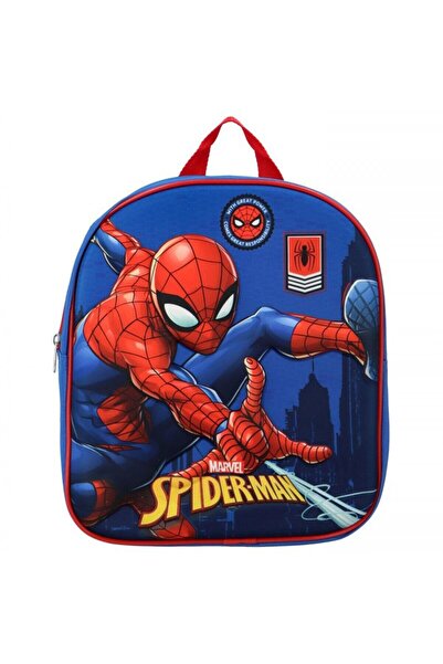 SPIDERMAN Ghizodan copii, 3D, 30x26x10 cm cu bretele ajustabile, multicolor,