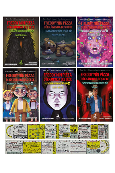 Timaş Çocuk Freddynin Pizza Dükkanında Beş Gece 6-7-8-9-10-11. Ciltler Set + ...