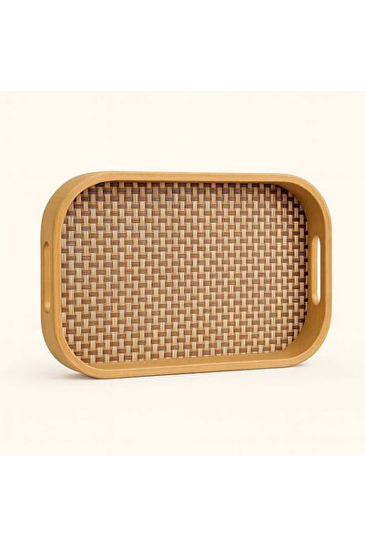 Dekorasyaa Bamboo Rectangular Tray 33cm X 22cm X 5cm