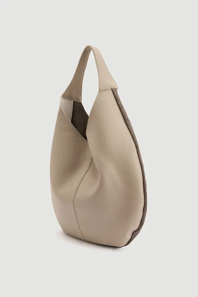 Gusto Shopping Bag with Puppies - Mink